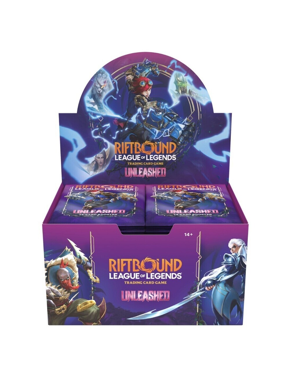 Riftbound League of Legends TCG Unleashed Booster Box 24 Packs Factory Sealed